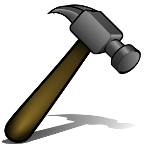 a hammer